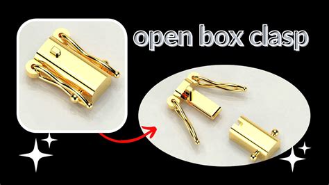 how to open box clasp